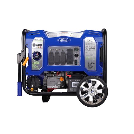 Ford Portable Generator, Gasoline/Liquid Propane, 9,000 W/8,100 W Rated, 11,050 W/10,500 W Surge FG11050PBECO